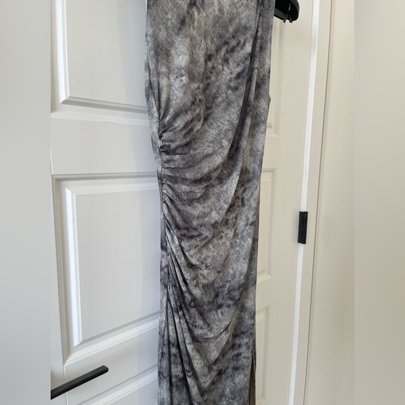 Ardene Printed Mesh Draped Dress | L - Picture 5 of 10